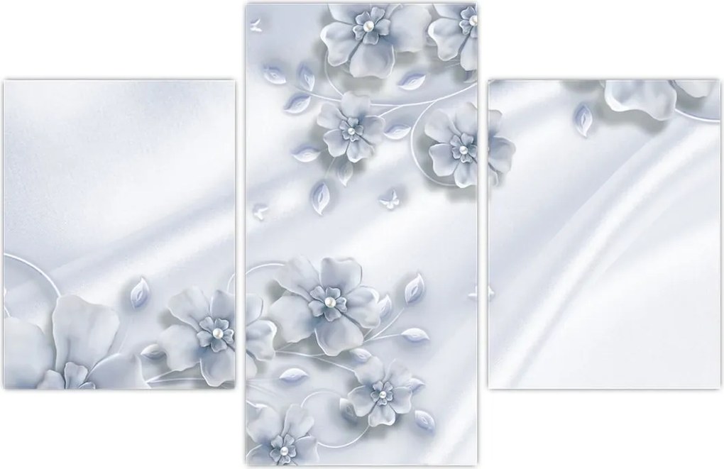 Tablou - Design flori (90x60 cm)