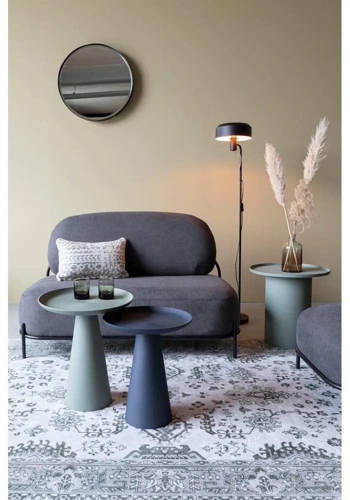 Măsuță auxiliară rotundă din metal ø 45,5 cm Sverre – White Label