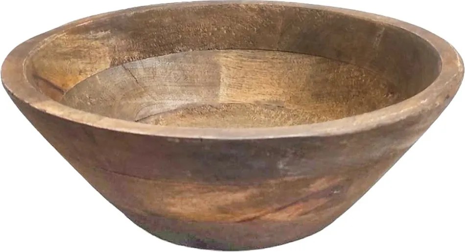 Castron din lemn, 30 x 30 x 10 cm