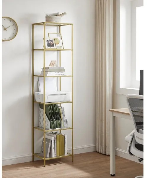 Bibliotecă GLASY aurie