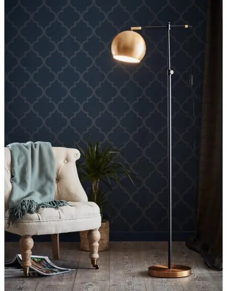 Markslöjd 107231 - Lampadar CHESTER 1xE27/40W/230V negru/bronz