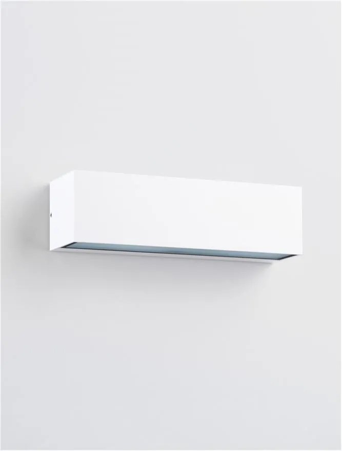 Aplica LED iluminat exterior ambiental IP54 FLORA alba