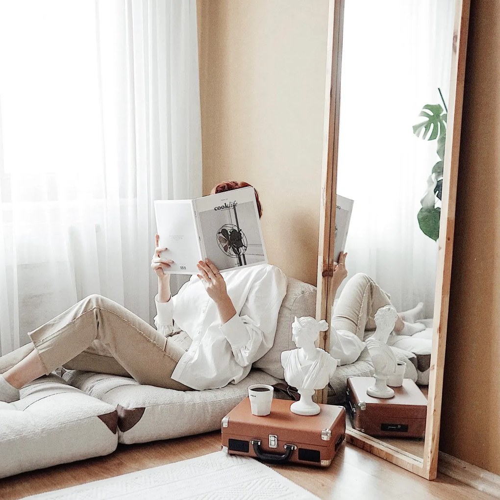 Fotoliu Fold Teddy Cream