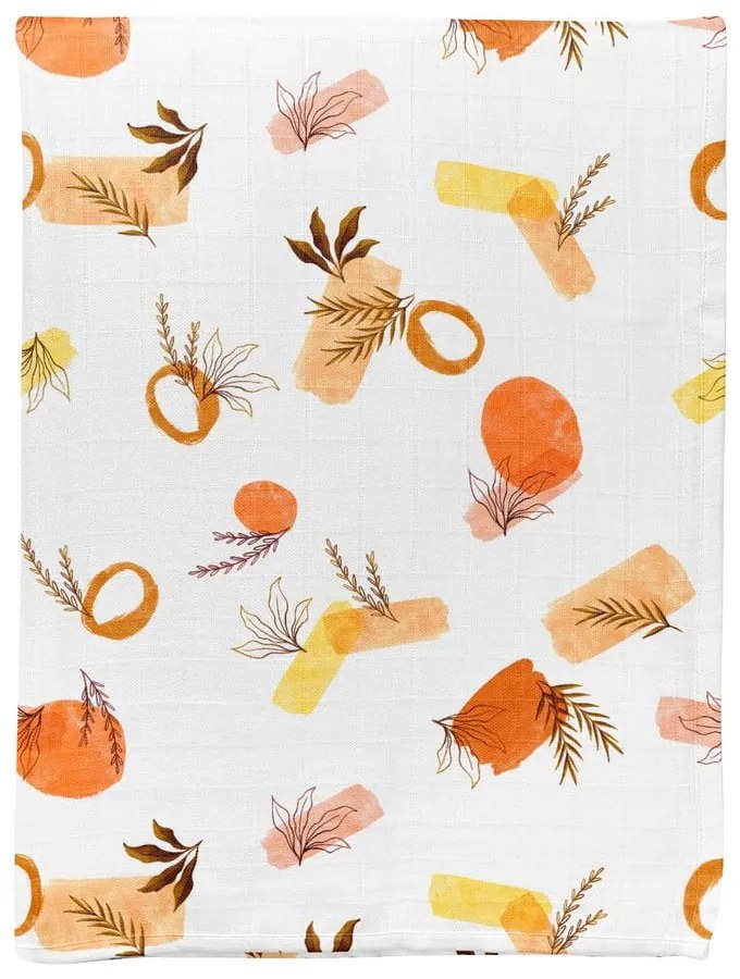 Pătură pentru copii albă din muselină 75x100 cm Rhapsody – Mijolnir