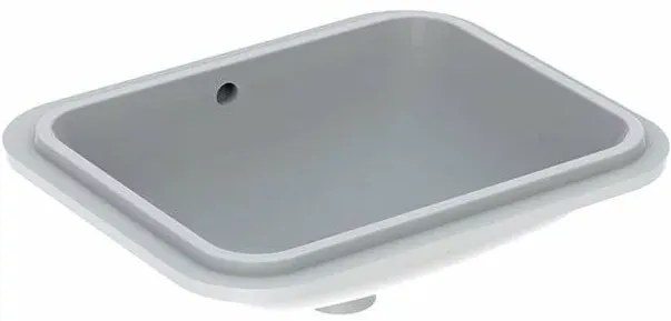 Lavoar sub blat Geberit Variform 53 cm fara orificiu baterie cu orificiu preaplin
