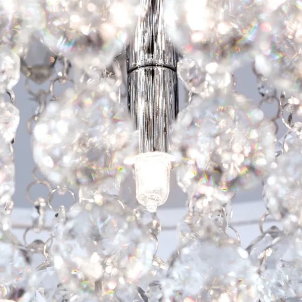 Plafonieră de cristal Orion DLU 2378/4/38 GLORIA 4xG9/40W/230V d. 38 cm crom