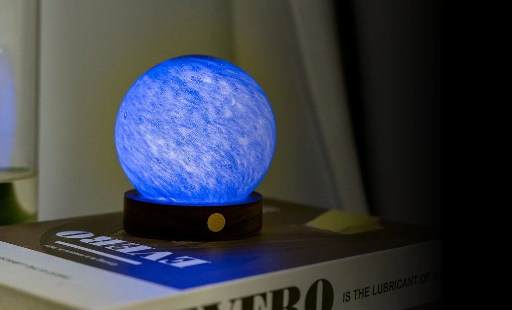 Lampă AstraGlass RGB, variante multiple - Gingko Variantă: Galaxy Breeze - mic