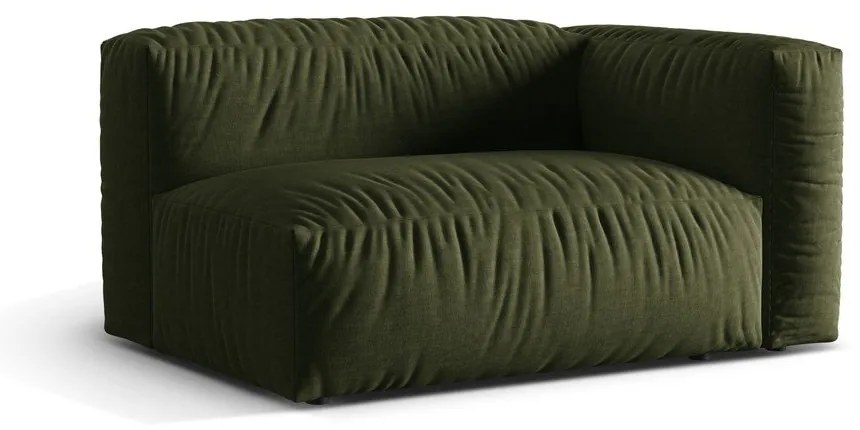 Modul pentru canapea modulară verde (cu colț pe partea dreaptă) Martina – Micadoni Home