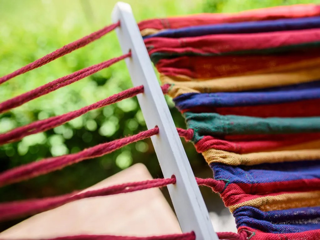 Hamac colorat cu perna HAMAK pentru 2 persoane 190x150 cm