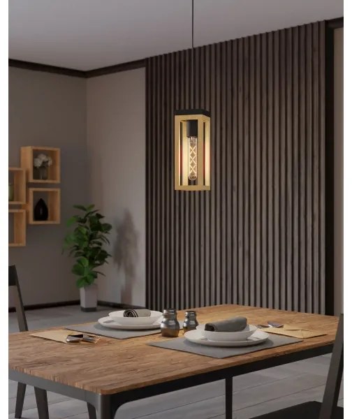 Lustră pe cablu NAFFERTON 1xE27/40W/230V Eglo 43743