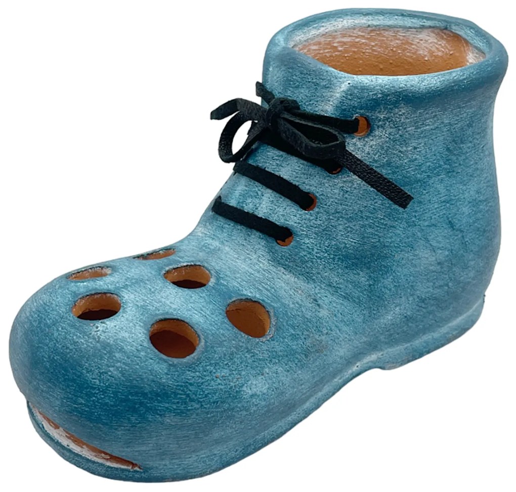 Suport de birou BOOT, Albastru, 15x9cm