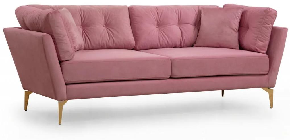 Canapea 3 locuri Mapa roz