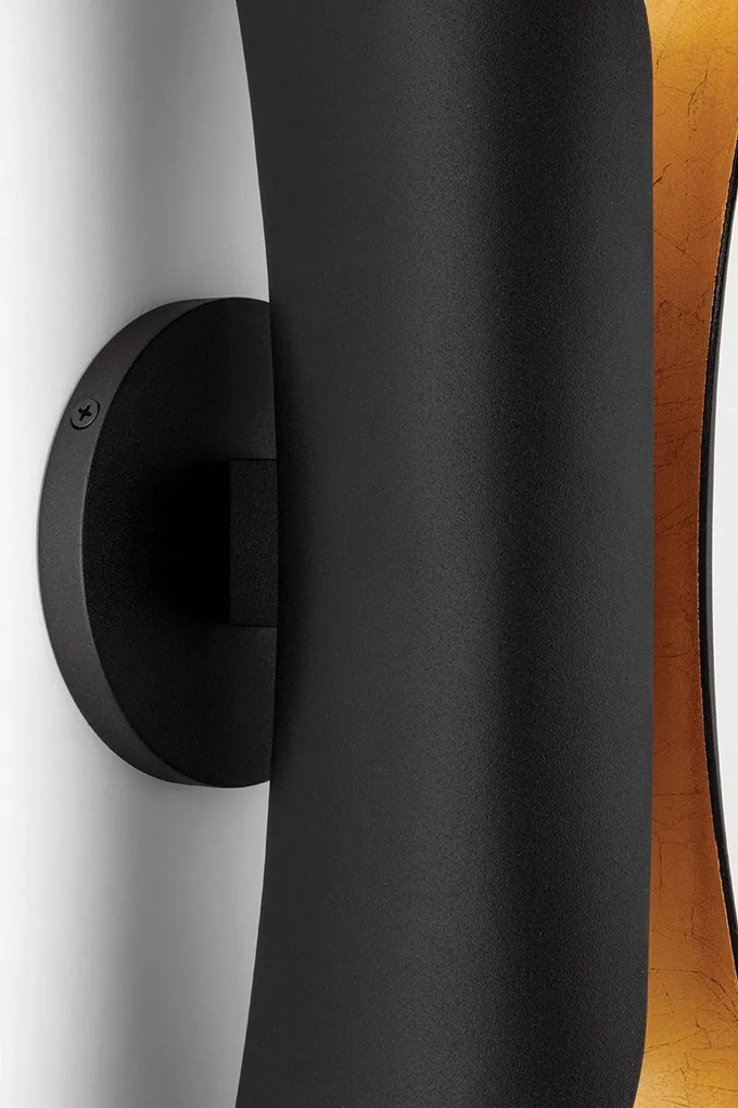 Aplica de perete design modern JOSIE nergu/foita aurie