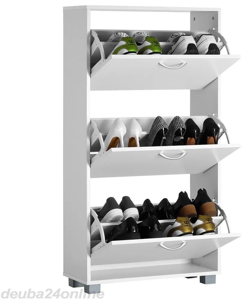 Deuba Dulap pantofi 115x60x24 cm - alb