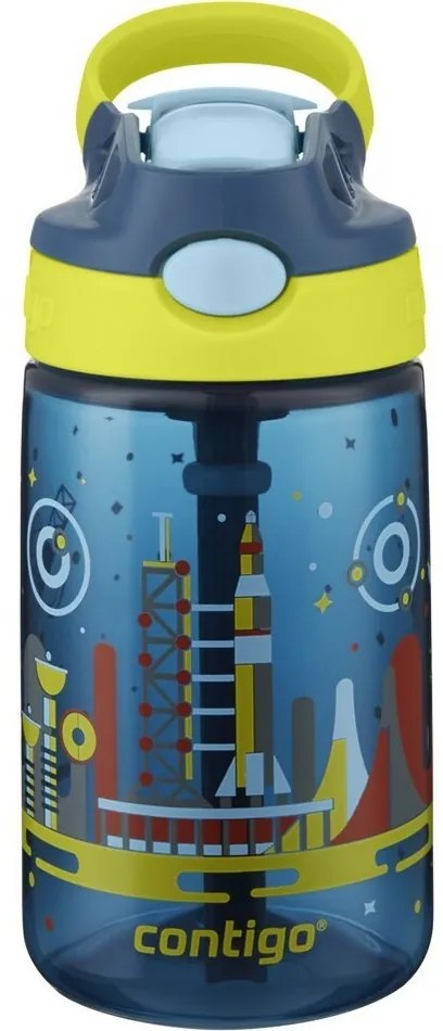 Sticlă pentru copii Contigo Gizmo Flip 420 ml Blue Nautical Space