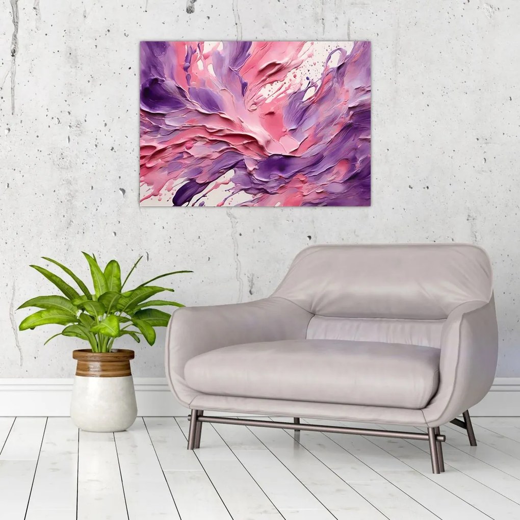 Tablou - Abstracție romantică (70x50 cm)