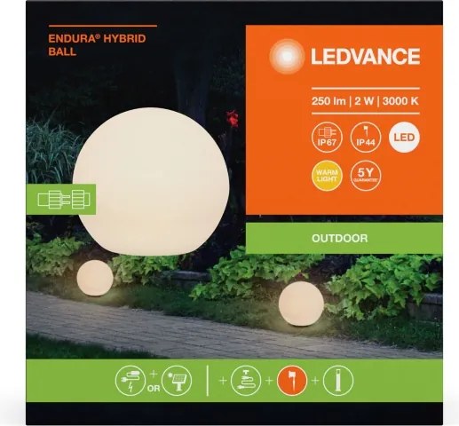 Lampă LED de exterior Ledvance BALL LED/2W/12V IP44