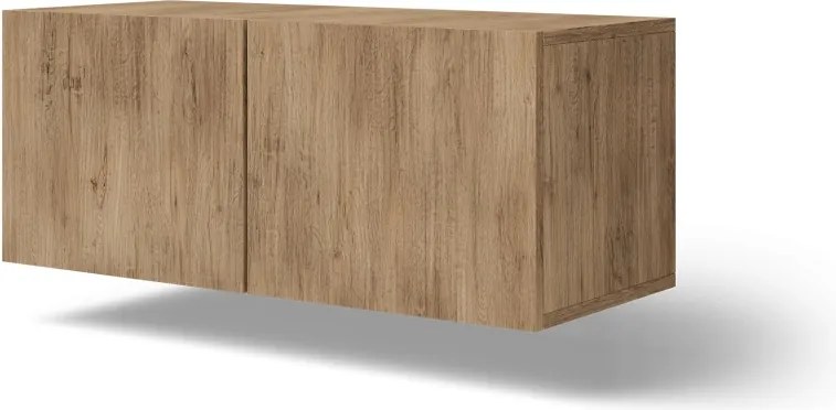 Comodă TV Lila montat pe perete TV – 100x40x41 cm – Stejar Artisan