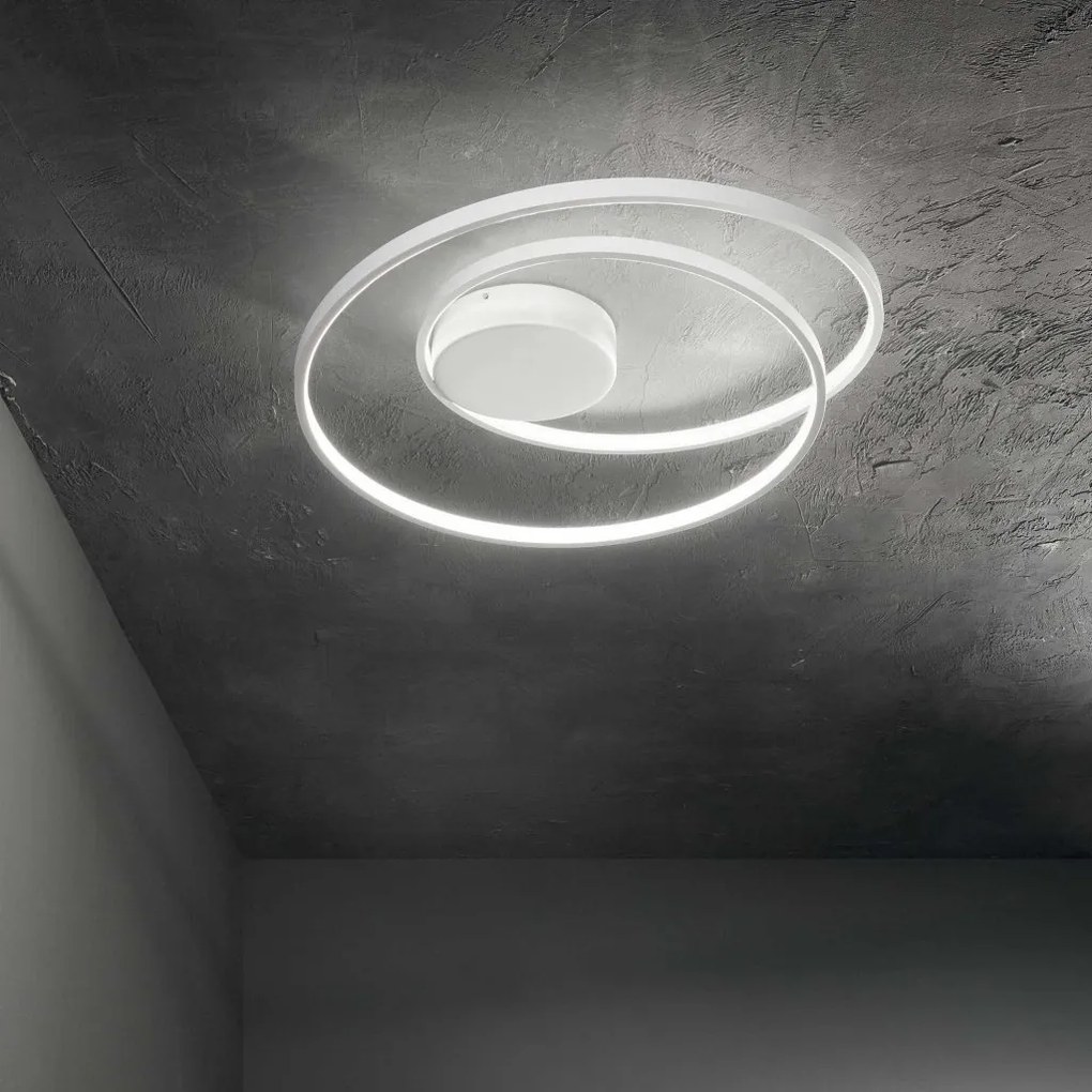 Lustra / Plafoniera LED design modern circular OZ PL dali alba