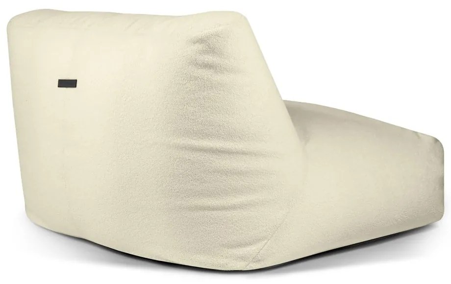 Fotoliu bean bag gri deschis cu tapițerie din țesătură bouclé Sofa Tube – SLOWDOWN