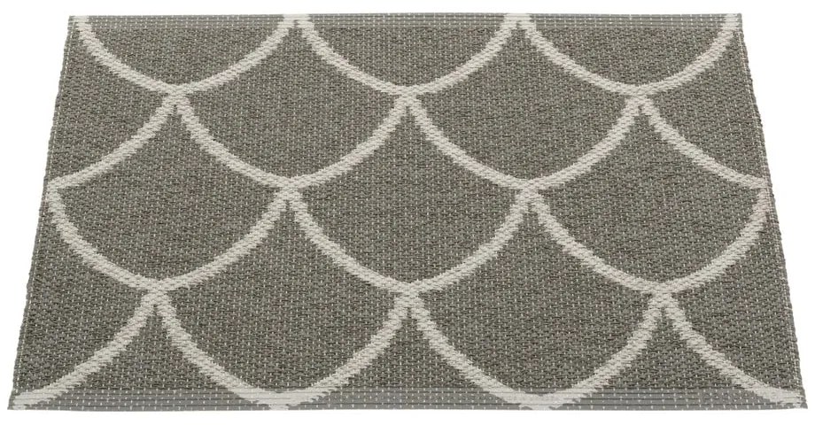 Covor pentru exterior și interior gri 70x50 cm Kotte Charcoal – Pappelina