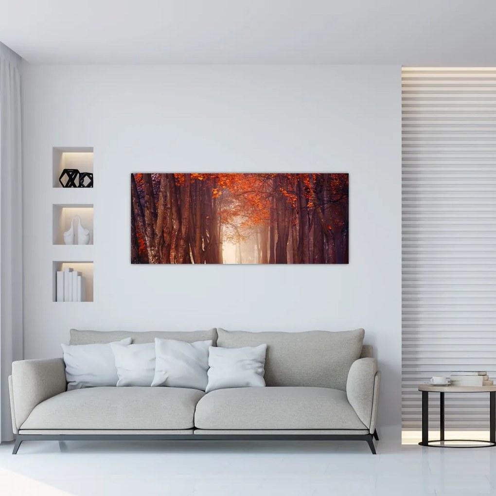 Tablou - Pădurea de toamnă (120x50 cm)