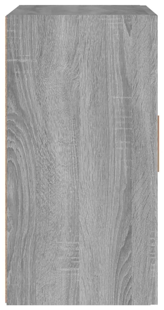 Dulap de perete, sonoma gri, 60x30x60 cm, lemn prelucrat 1, sonoma gri