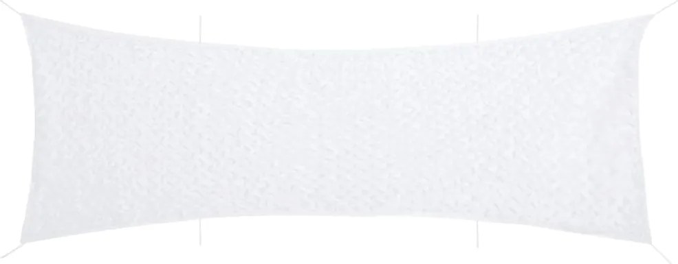 vidaXL Plasă de camuflaj cu geantă de depozitare, alb, 753x199 cm