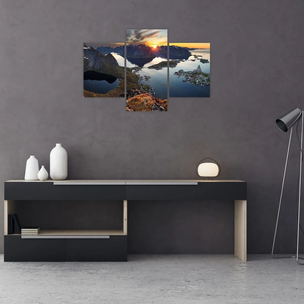 Tablou - Peisaj montan, Norvegia (90x60 cm)