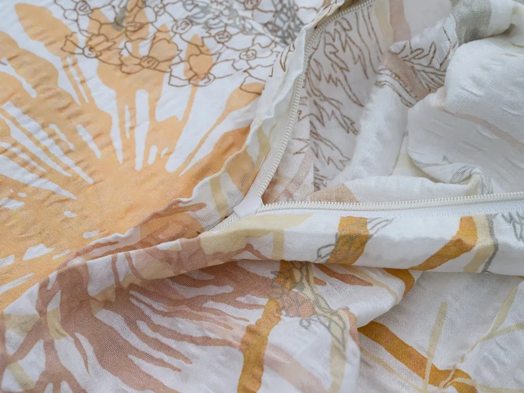 Lenjerie de pat din bumbac Renforcé CARAWAY crem Dimensiune lenjerie de pat: 70 x 90 cm | 140 x 200 cm