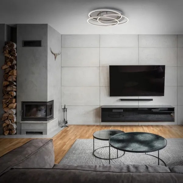 Plafonieră LED dimabilă FRAMES LED/60W/230V crom mat Briloner