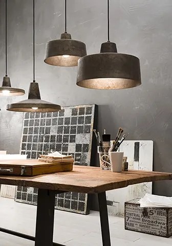 Pendul design minimalist Industrial Style, diam.30cm, Officina 268.01.FF