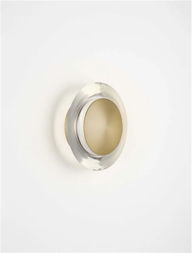 Aplica LED design decorativ AIRIDA Brass Gold