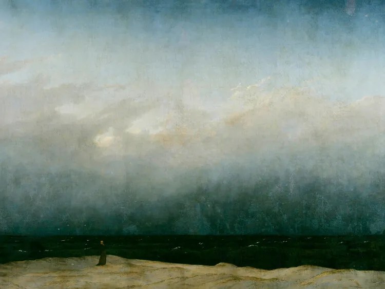 Reproducere Monk by the Sea, Caspar David Friedrich