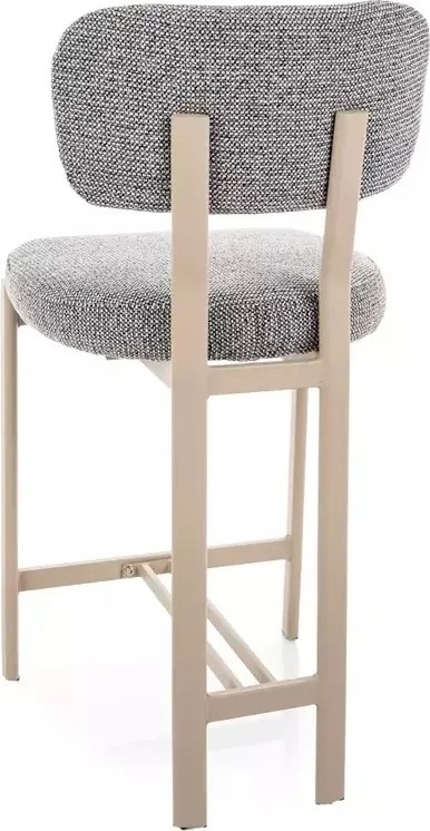 Scaun de bar Misaki H-2 gri 254 / cașmir