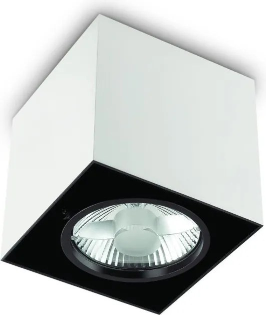 Plafoniera, Spot aplicat dim. 15x15cm, MOOD PL1 BIG SQUARE BIANCO 140933