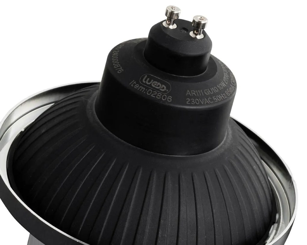 Set de 5 lămpi LED GU10 cu 3 trepte de intensitate luminoasă în Kelvin AR111 10W 800 lm 2700 - 3700K