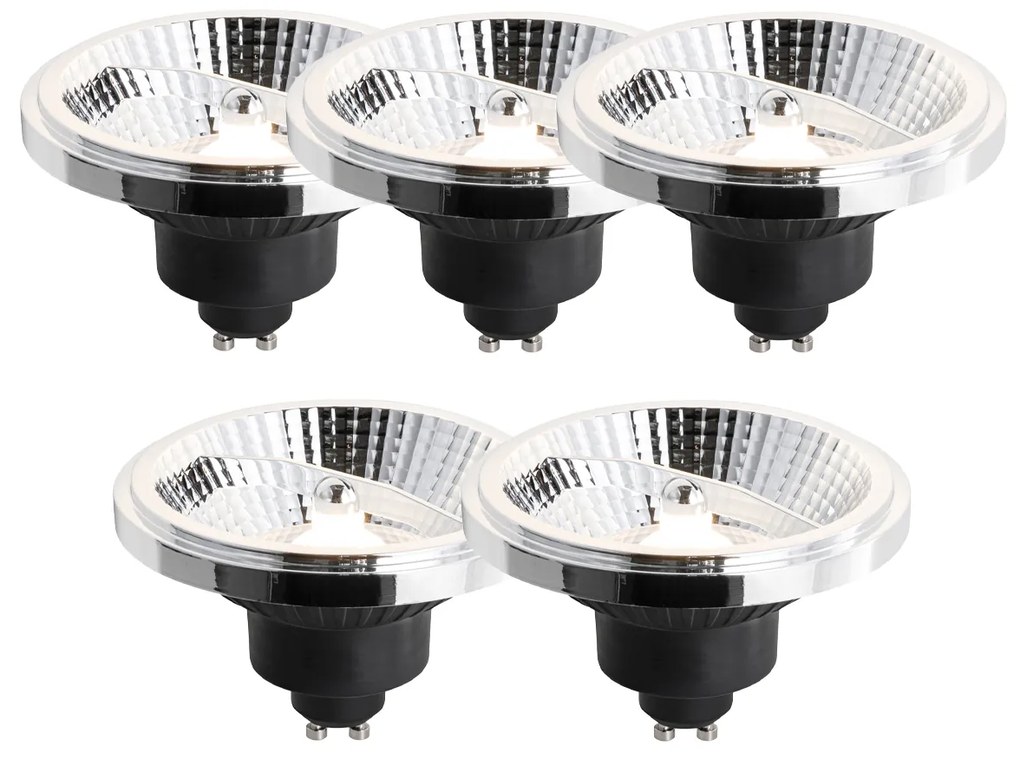 Set de 5 becuri LED GU10 cu reglare în 3 trepte, 111mm 10.5W 770 lm 3000K