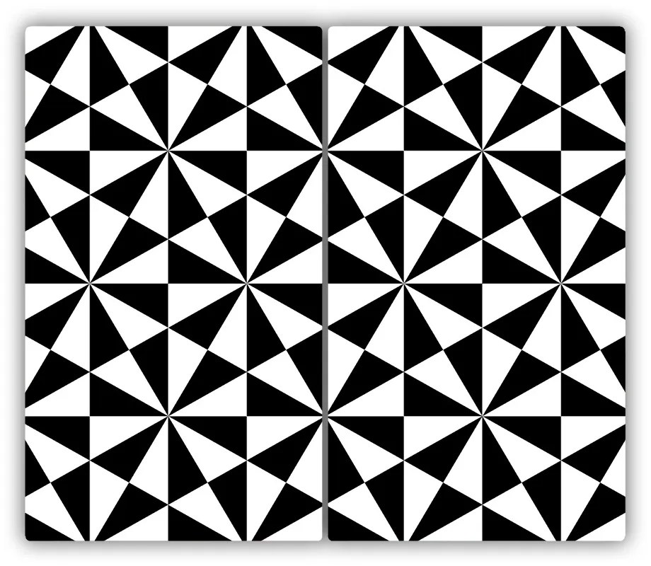 Tocator din sticla figuri geometrice