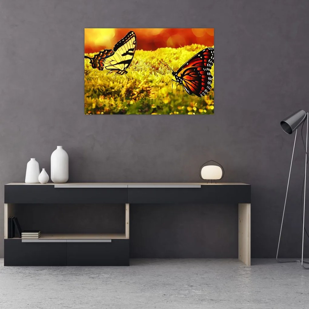 Tablou cu fluturi (90x60 cm)