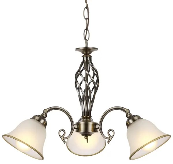 Lustră pe lanț Globo 60208-3 ODIN 3xE27/60W/230V