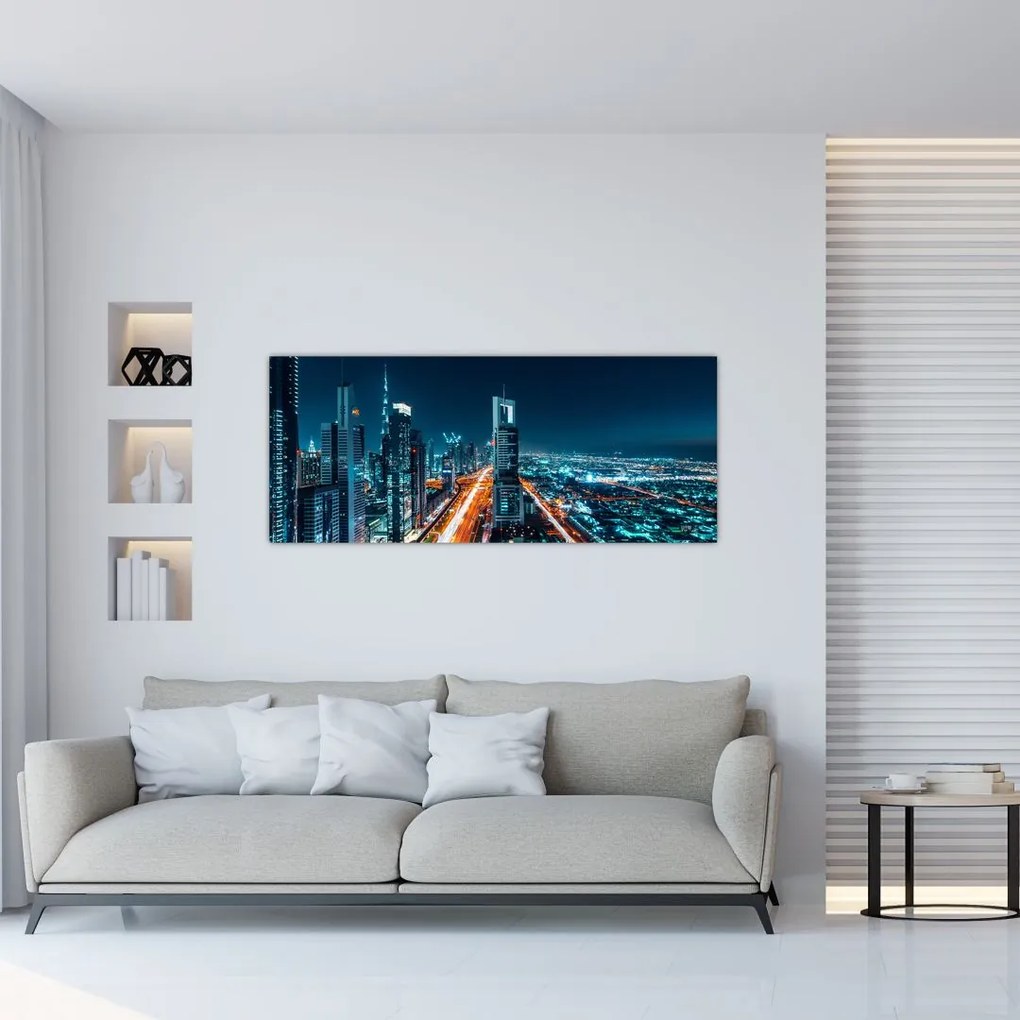 Tablou - Noaptea la Dubai (120x50 cm)