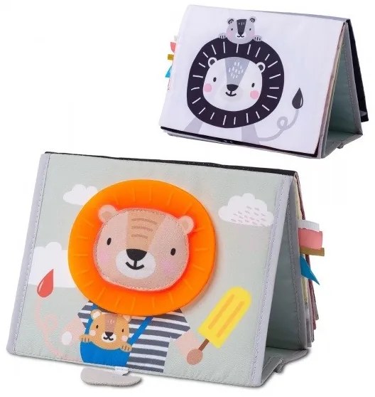 Carte textilă pentru copii cu oglindă savană Taf Toys