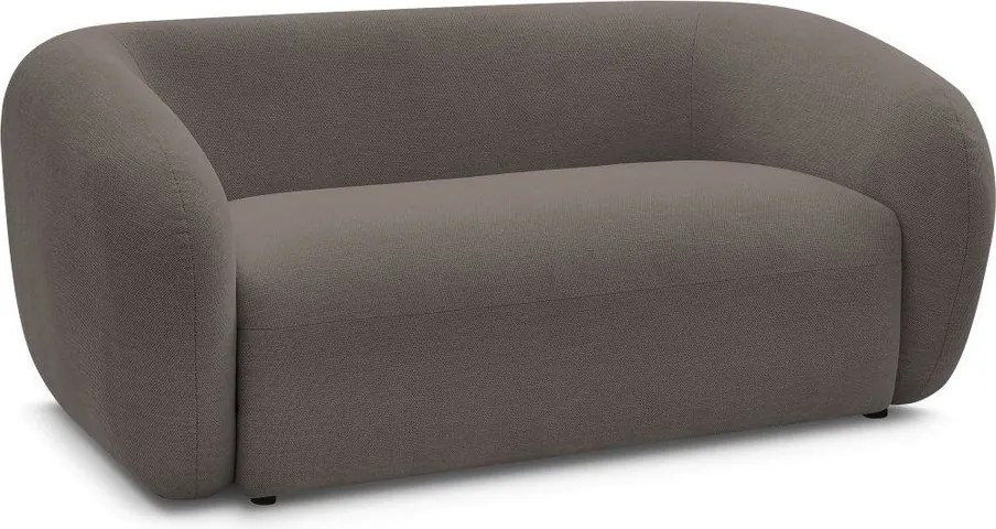Canapea taupe cu tapițerie din chenille 160 cm Celine – Bobochic Paris