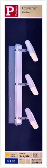 Spot Paulmann 66636 3xLED/4,5W LAUNCHER 230V
