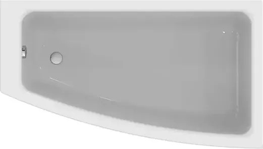 Cada asimetrica Ideal Standard i.life cu montaj dreapta 160X90 cm alb lucios