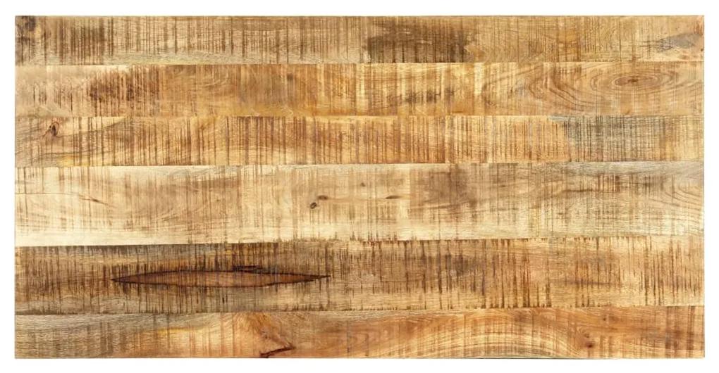 Masa de bucatarie, 120x60x75 cm, lemn masiv de mango nefinisat 1, 120 x 60 x 75 cm