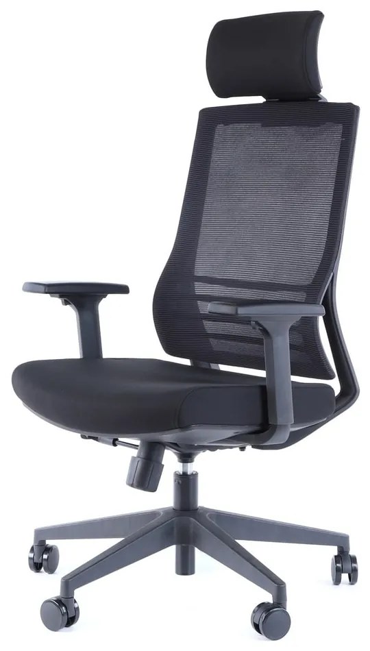 Scaun de birou Claudio 1 + 1 GRATUIT, negru