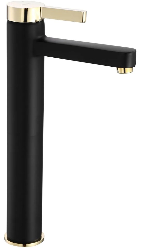 Baterie Polo negru/gold înaltă – H 28 cm