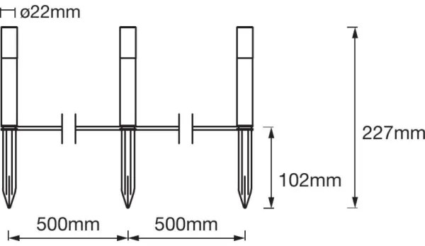 SET de extensie 3x lampă LED RGBW de exterior SMART+ 3xLED/1,9W/230V Wi-Fi Ledvance